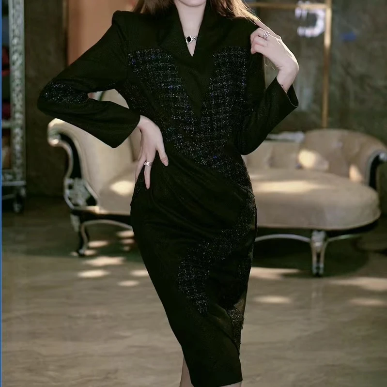 SEJI/瑟纪8.24【名流殿堂】重工气质连衣裙