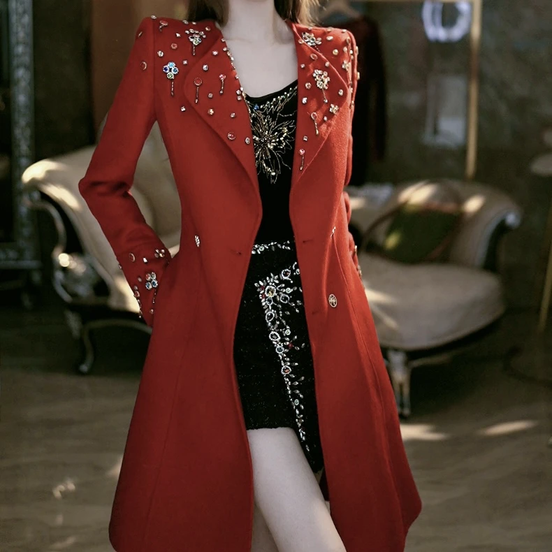 SEJI/瑟纪12.16【心动多巴胺】法式重工外套