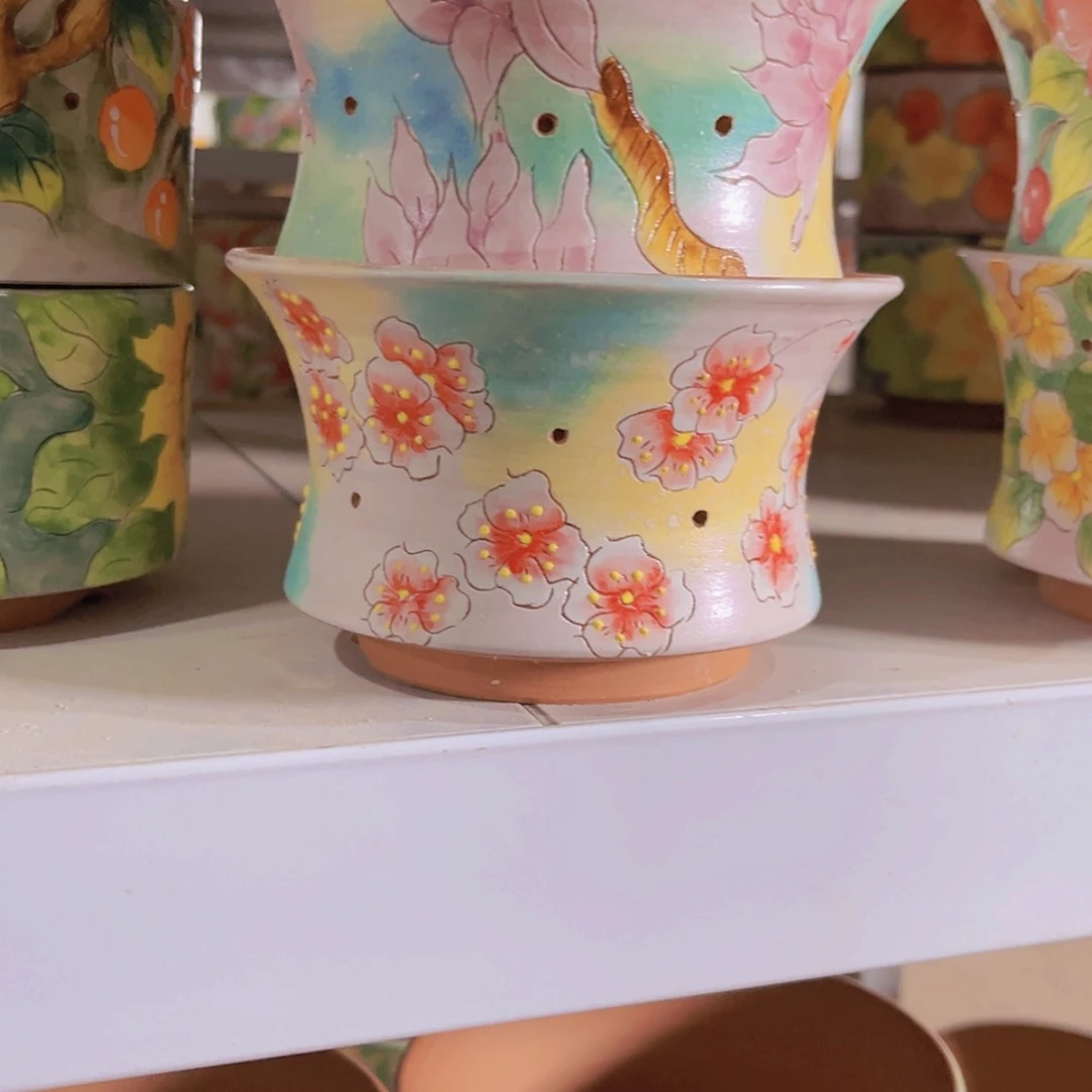 【闪购商品】密胺景德镇陶瓷花盆