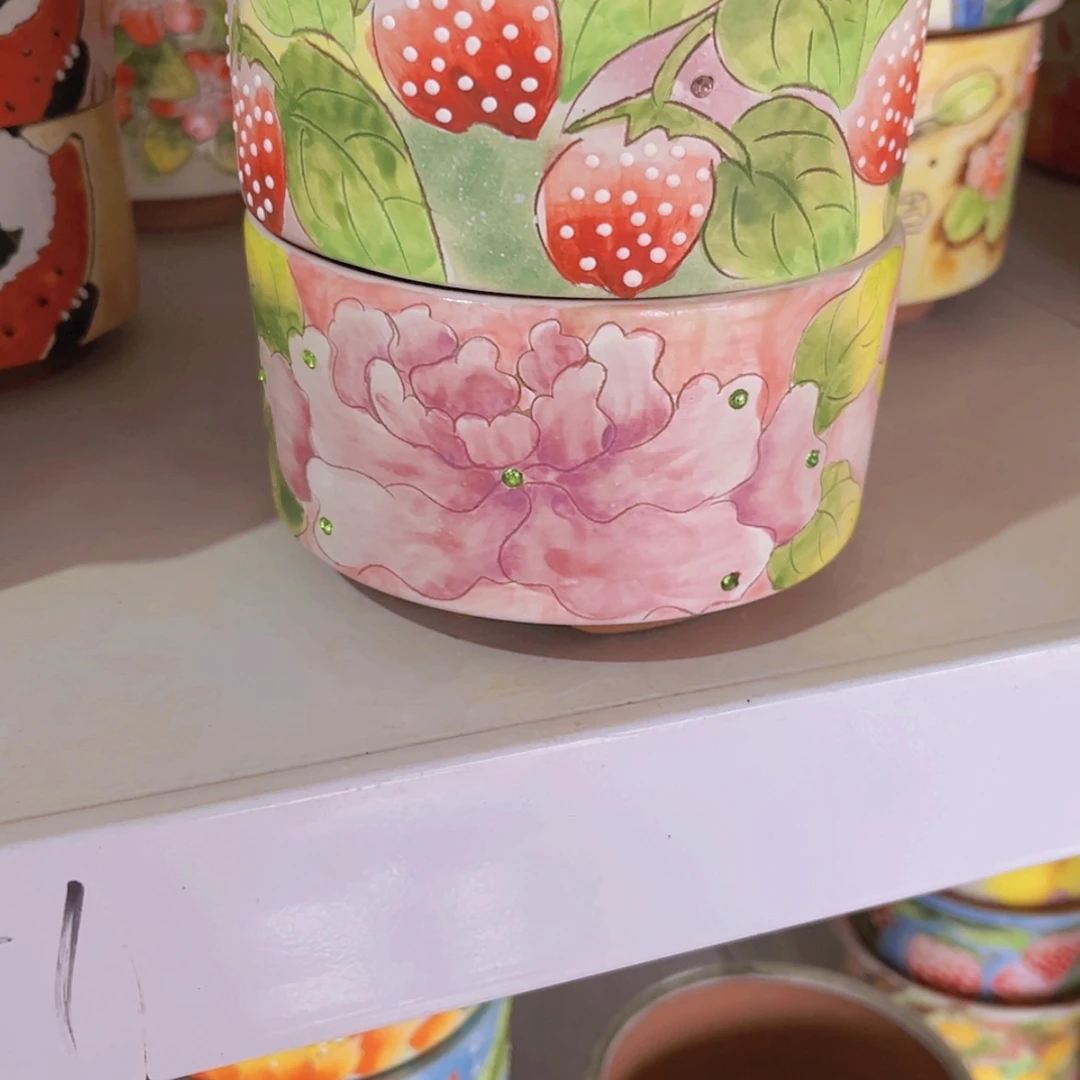 【闪购商品】密胺景德镇陶瓷花盆