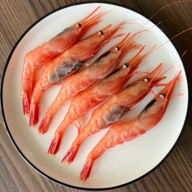 格陵兰L 北极甜虾 超低温刺身级冷冻生食 70/90规格净重1kg约80只