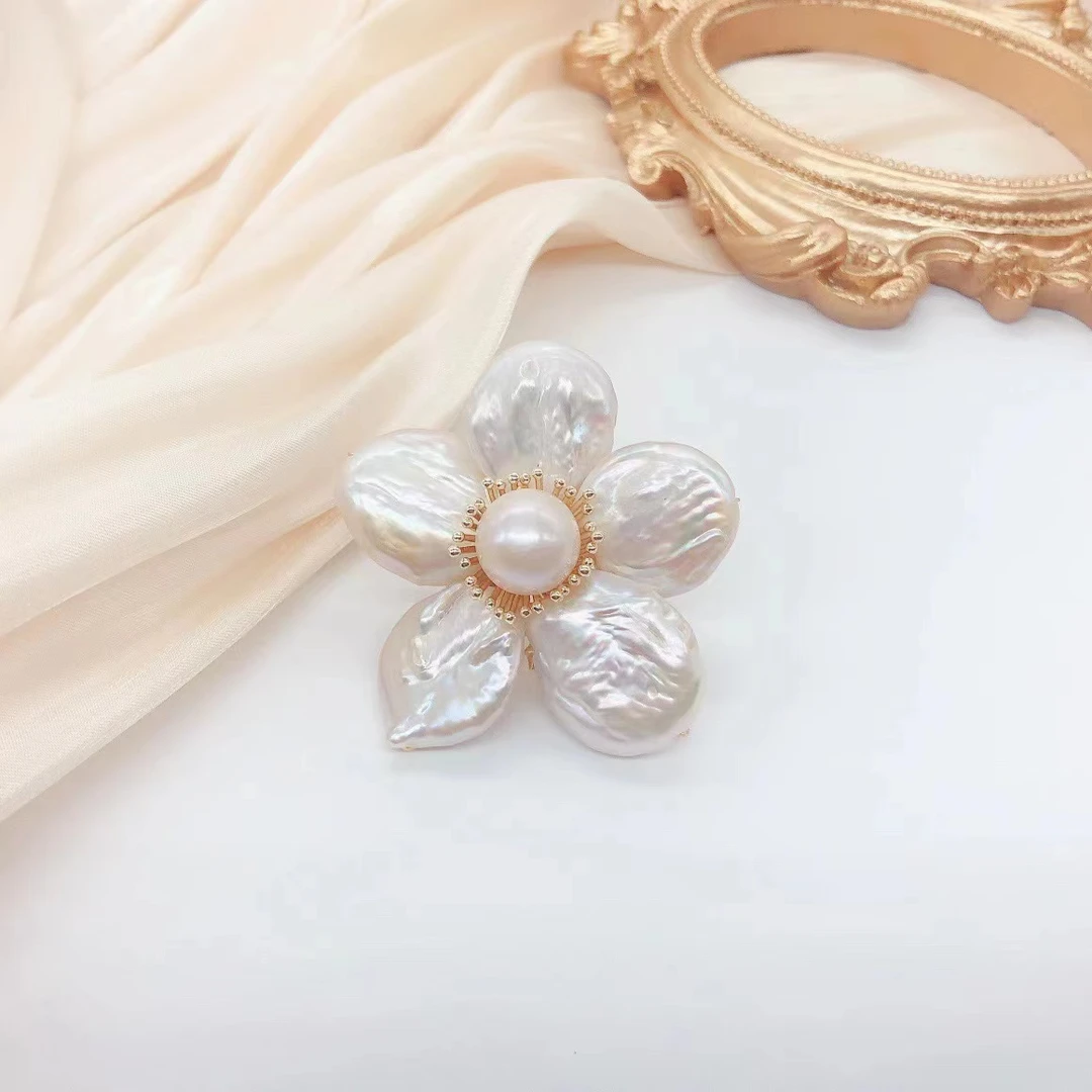 非金属胸针 【花】巴洛克花朵时尚气质胸花高档配饰手工女复古轻奢