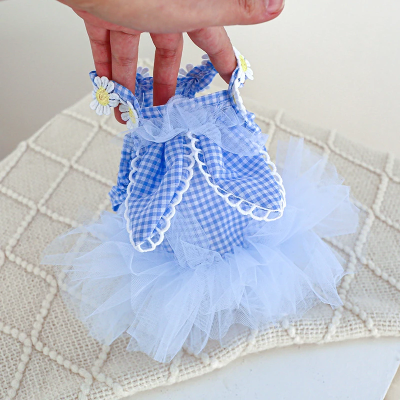 宠物圈-兔耳朵纱裙狗狗衣服公主风连衣裙比熊博美泰迪春夏