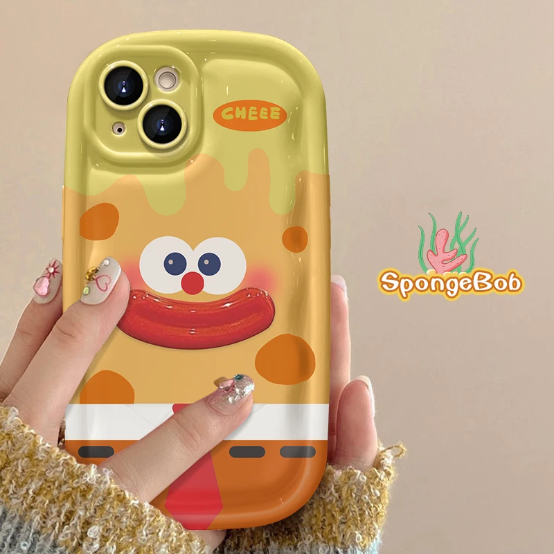 腊肠嘴小胖子苹果15iPhone14华为OPPO小米VIVO女款可爱创意手机壳