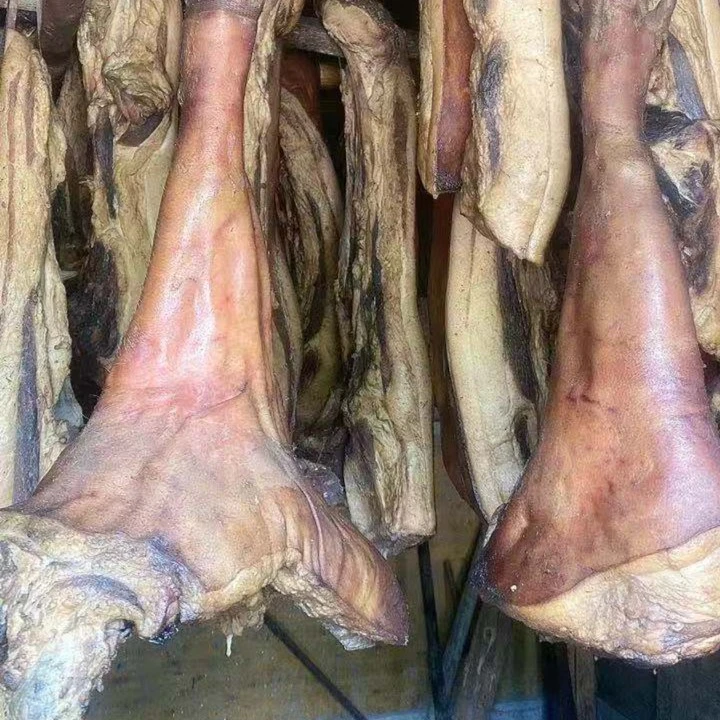 贵州纯粮食猪肉，吃绿色蔬菜的猪肉，烟熏腊肉土猪肉