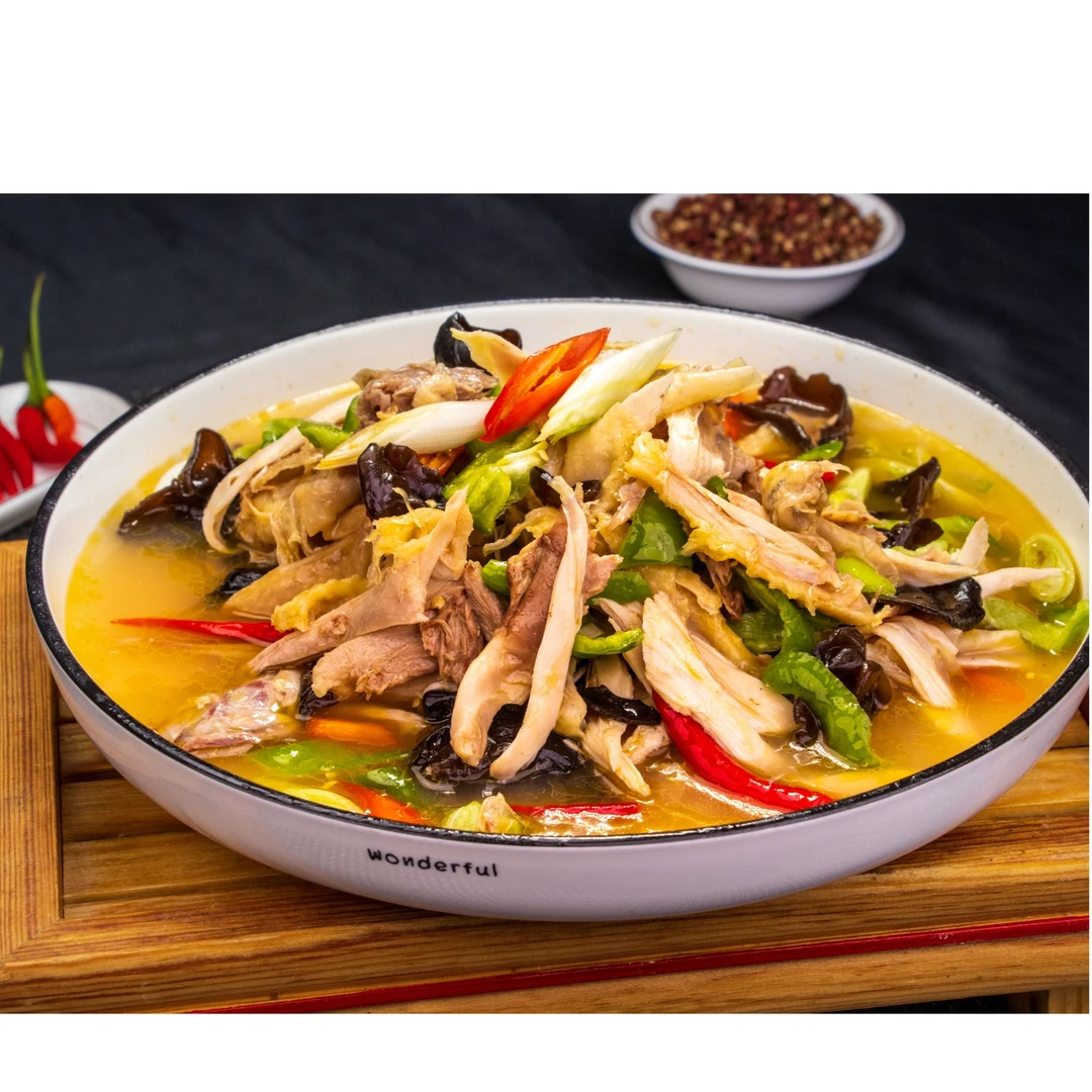 新疆九度远航椒麻鸡年货冷冻好吃彩袋装整只散养农家土鸡开袋速冻