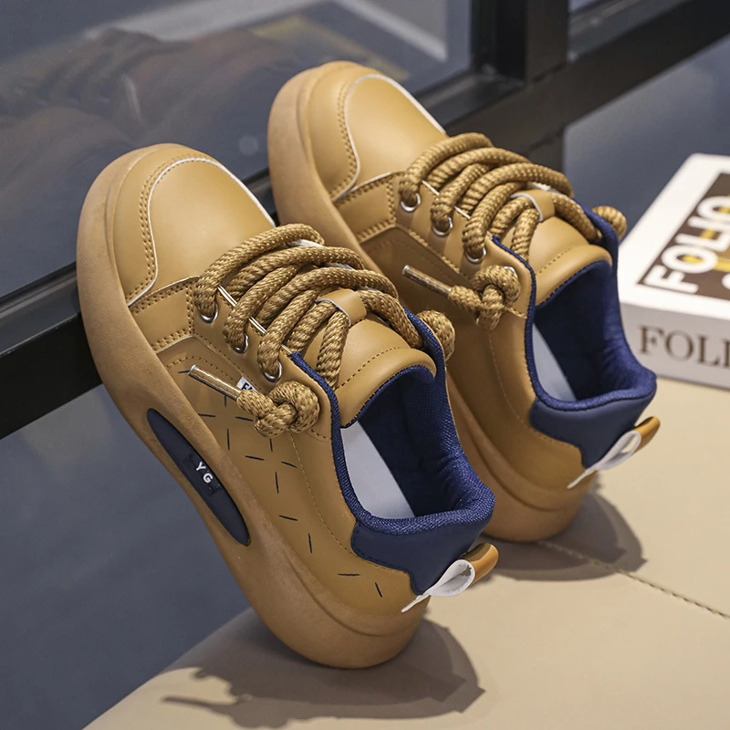 秋冬新款运动鞋休闲鞋百搭高能感男女童鞋中大童B12