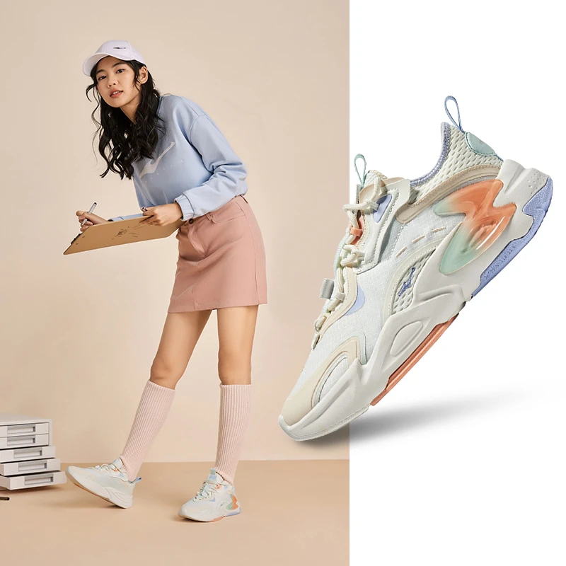 凌霄 | 鸿星尔克女鞋休闲鞋休闲舒适百搭运动鞋51123102126