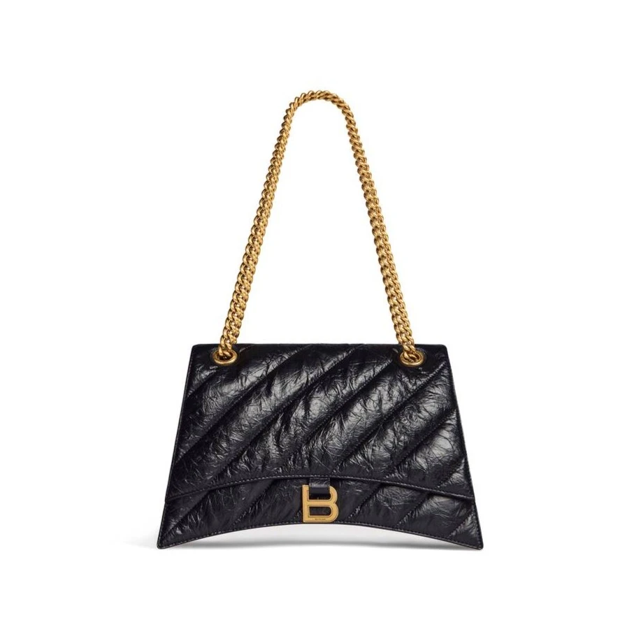 全新未使用 Balenciaga/巴黎世家 专柜 中号Crush单肩包 3-4周到