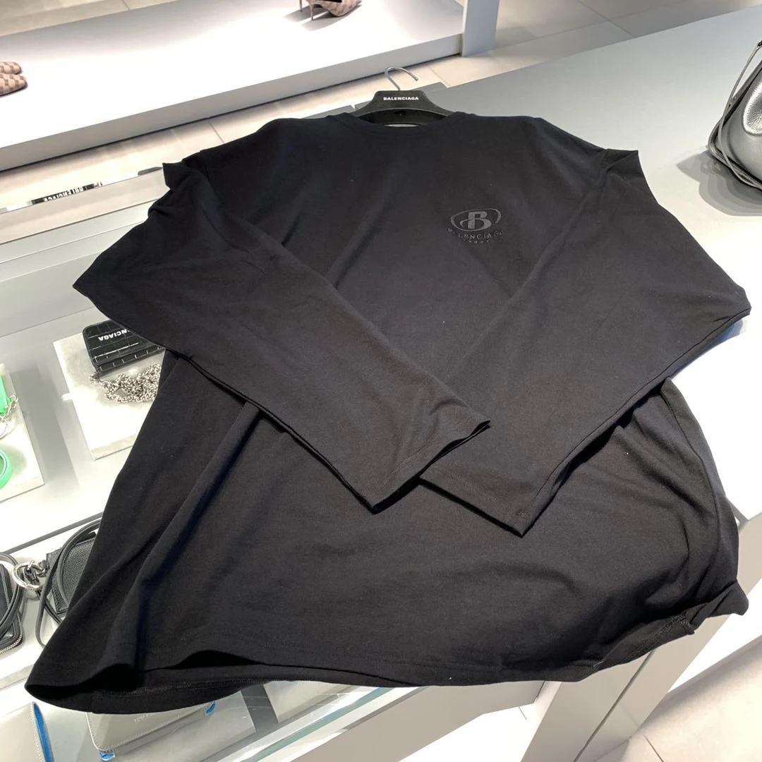 全新未使用 Balenciaga/巴黎世家 奥莱 圆环标长袖T恤 3-4周到