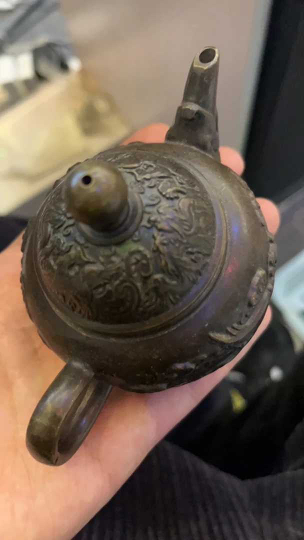 精品小铜器壶一个