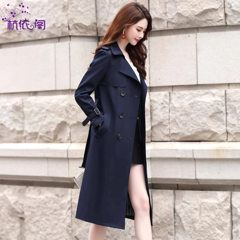 风衣女中长款2025春秋新款高级感英伦风气质高端大牌早秋大衣外套