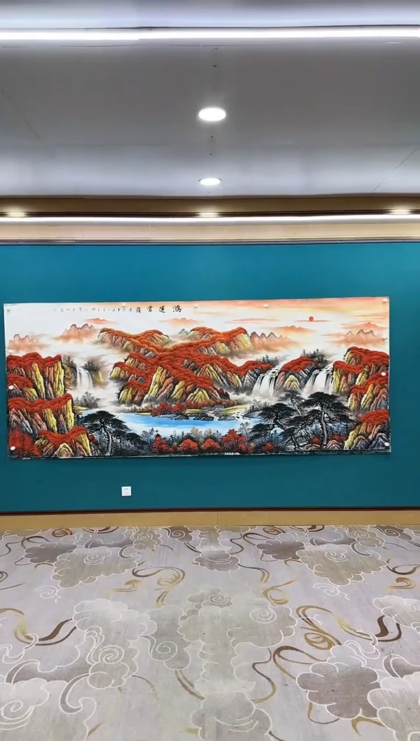 【闪购商品】绘画xc刘雪红-大丈二-国画