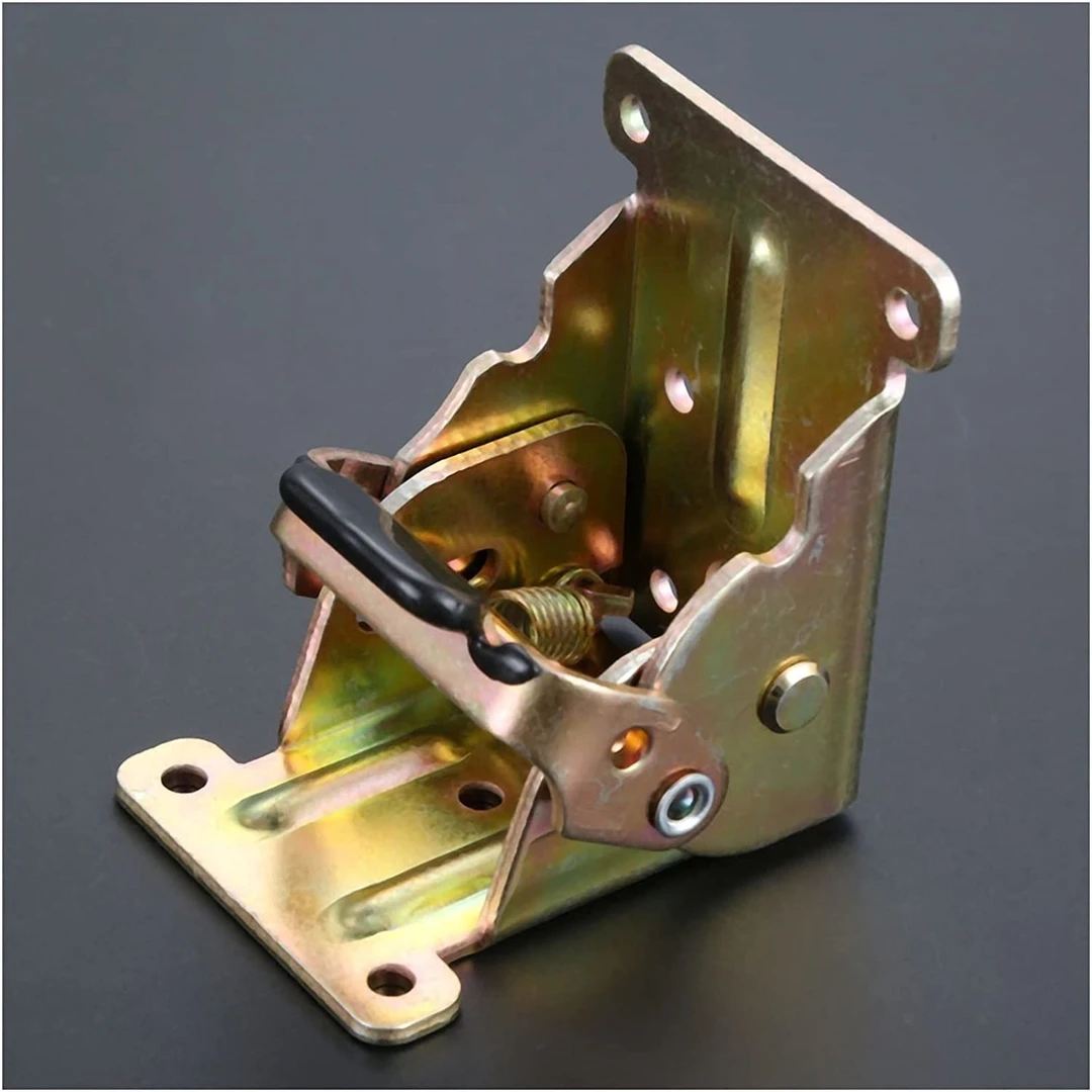 90度自锁折合页茶几桌腿脚板凳折叠铰链合页家具五金配件