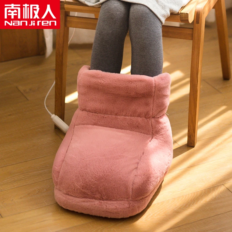 南极人暖脚神器暖脚宝冬天办公室桌下取暖器充电暖足捂脚垫家用