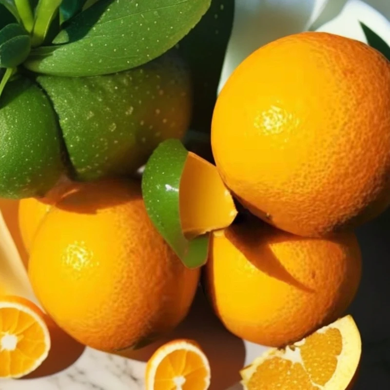 秭归九月红果冻橙鲜嫩瀑汁甜度适中