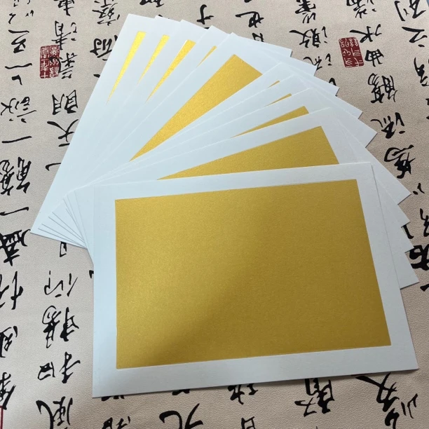 问纸楼·高货全熟泥金软卡小楷工笔画作品英