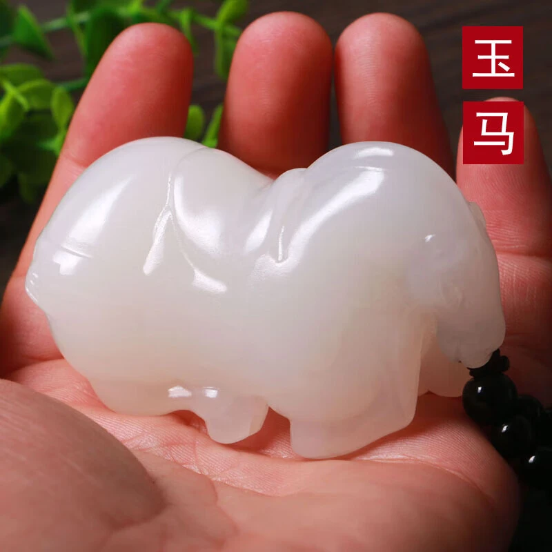 非金属珐琅吊坠 生肖马手把件马到成功立体精雕把玩件摆件
