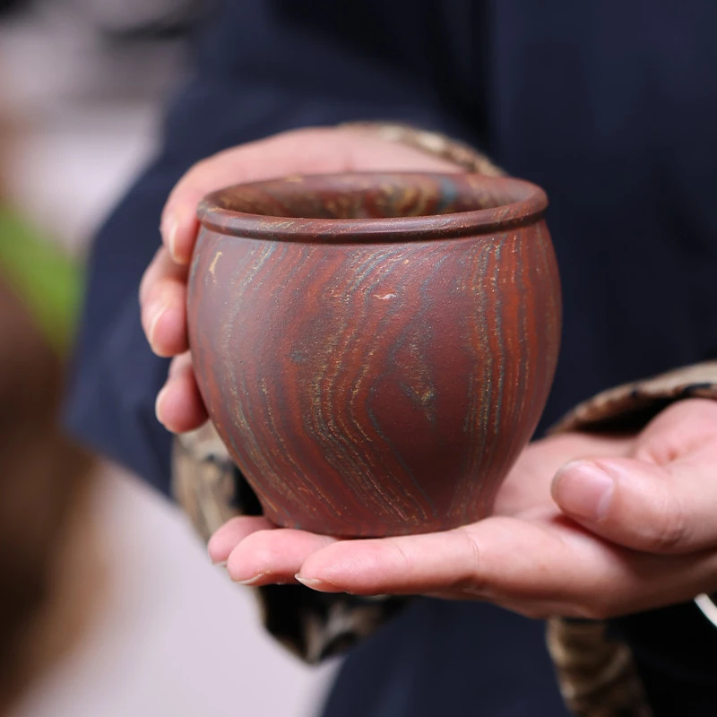 叶凡紫砂主人杯品茗茶具喝茶杯单手杯小茶杯茶盏功夫茶宜兴胶泥