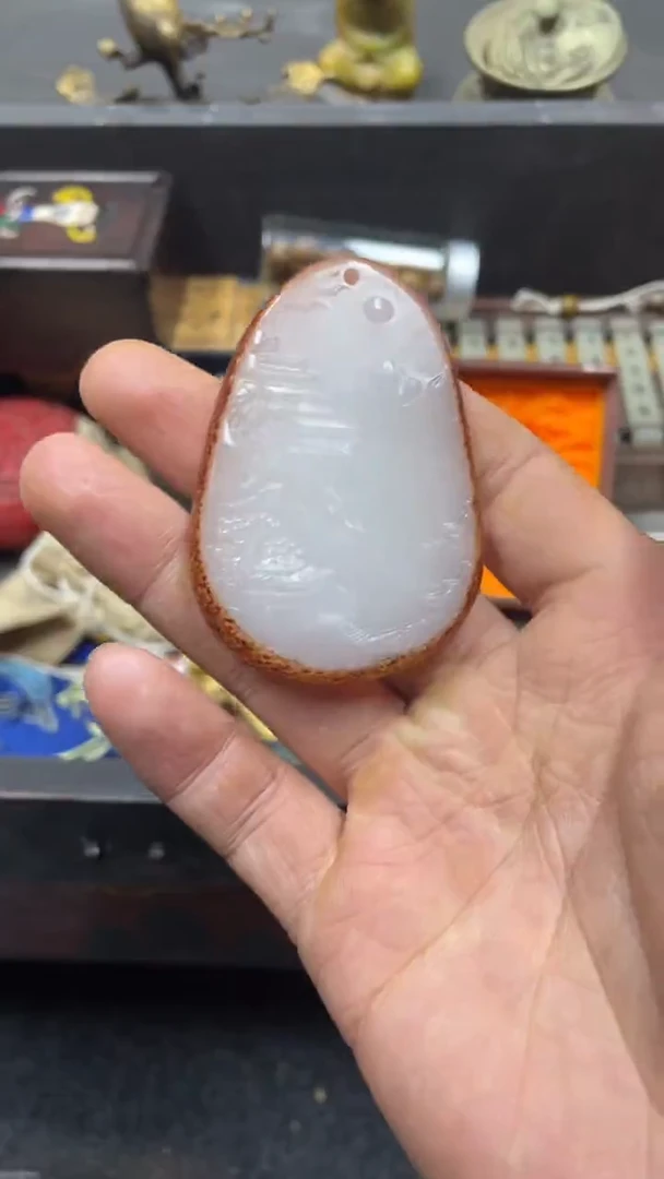 【闪购商品】和田玉颈饰未镶嵌【万溪楼】主播精品推荐