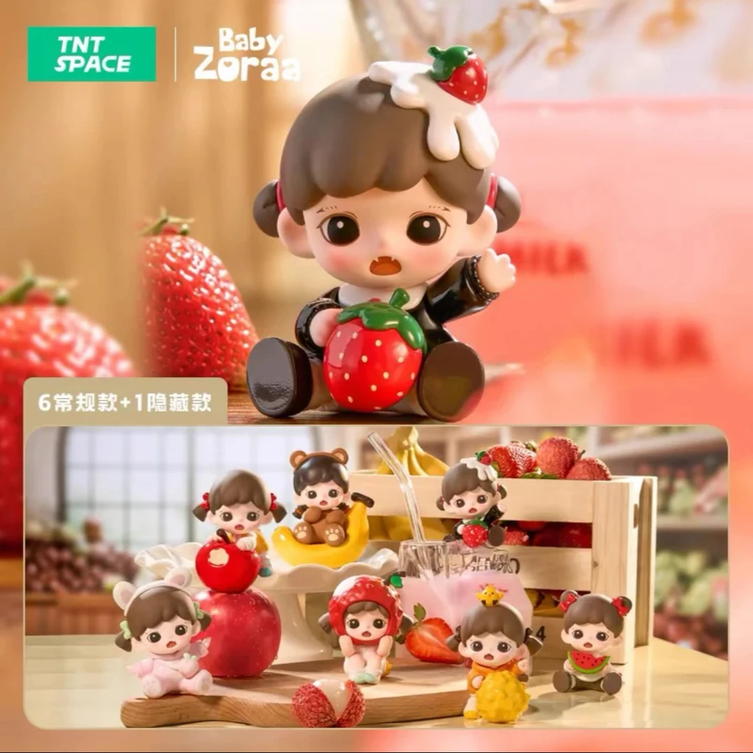 【拆盒】正品Baby Zoraa我爱吃果果mini系列盲盒潮玩礼物潮流新品