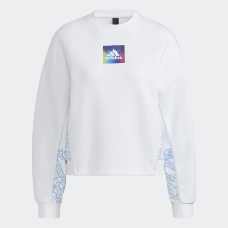 adidas/阿迪达斯 A442 HE2918  男款圆领时尚休闲印花套头卫衣