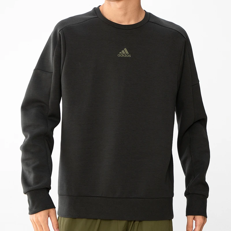 adidas/阿迪达斯M Crew Swert Logo运动套头圆领卫衣男款 HD0350