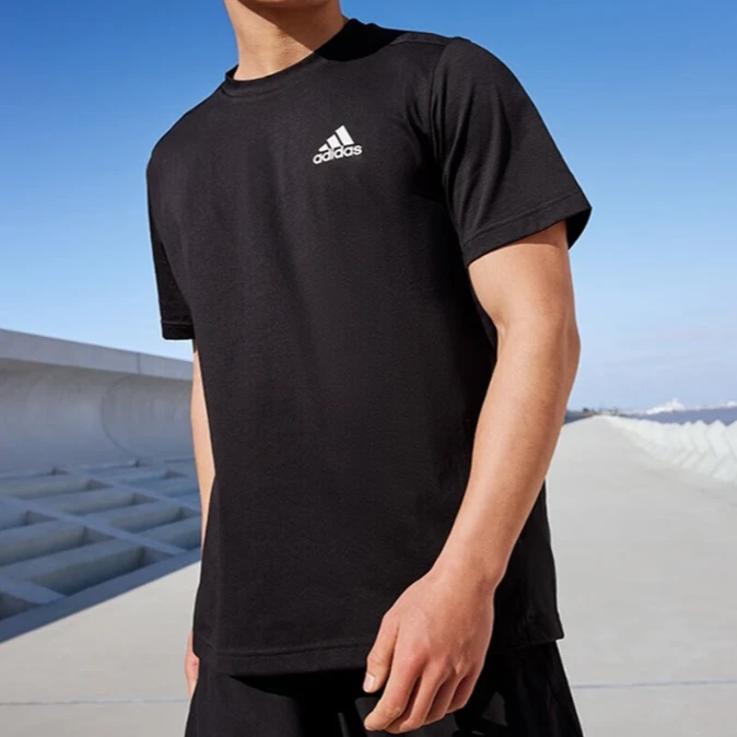adidas/阿迪达斯 男女款休闲时尚舒适百搭短袖T恤 GT5545 GT5555