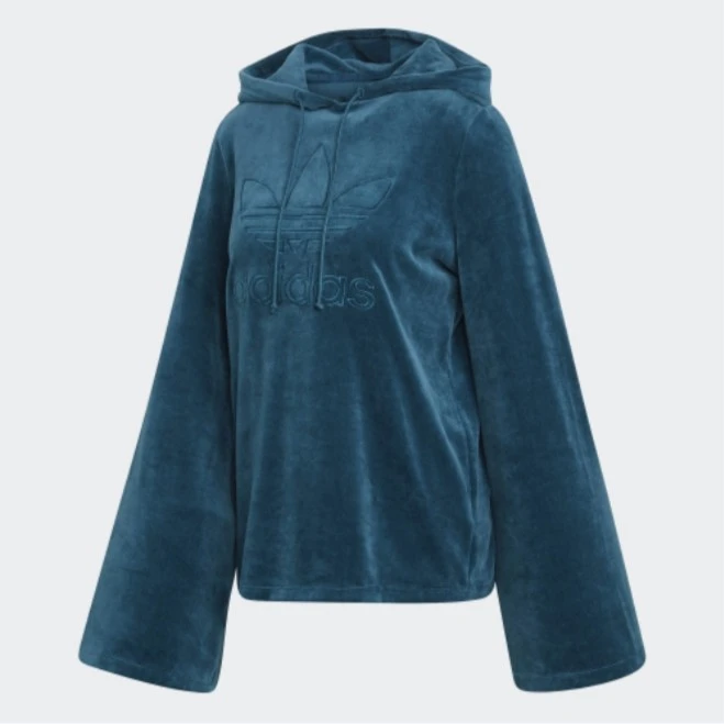 adidas/阿迪达斯 ED4735  女款休闲时尚宽松连帽保暖舒适套头卫衣
