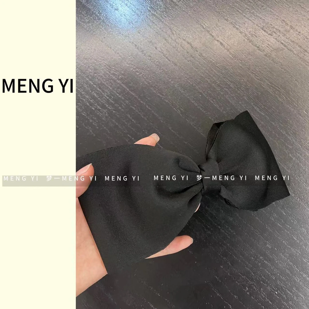 大号蝴蝶结法式发夹