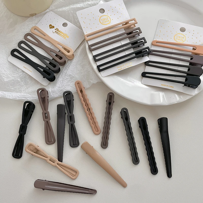 无痕鸭嘴夹发夹女前额刘海夹夏季侧边一字夹