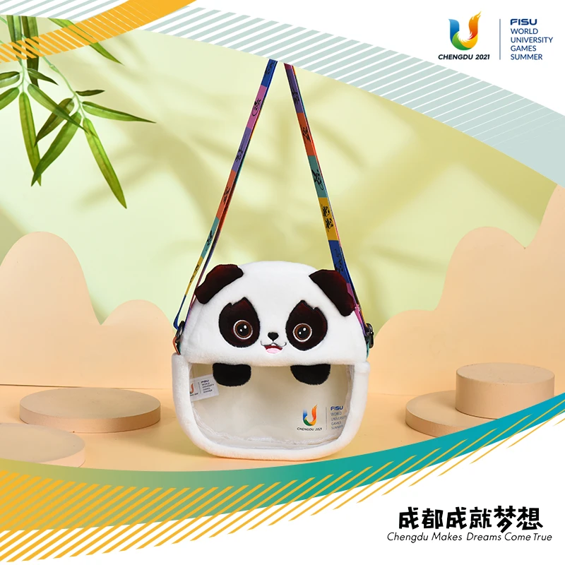 蓉宝吉祥物透明拼接包赛事纪念品