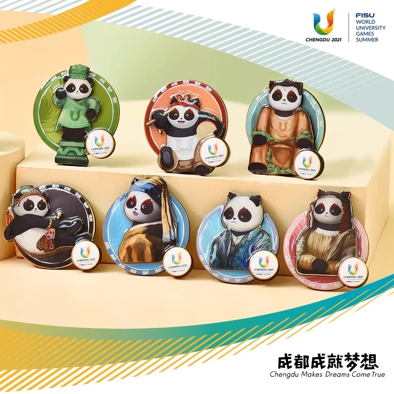 游世界蓉宝文创冰箱贴纪念品