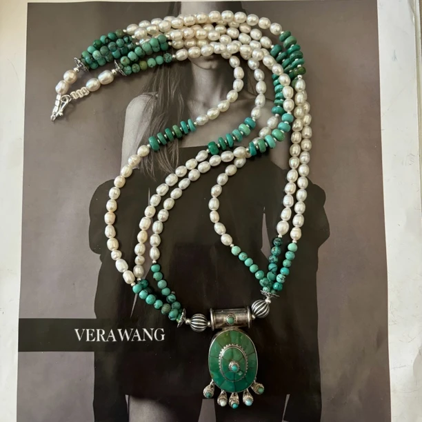 吊坠925银 【松秀饰品】藏式吊坠 松松 珍珍搭配 复古时尚