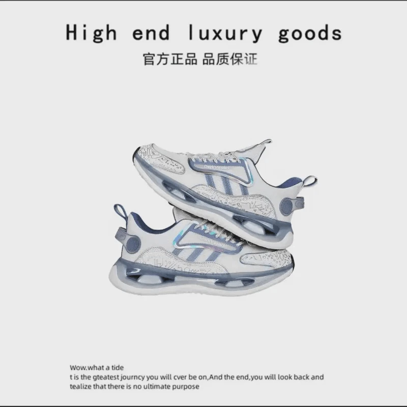 【凰】门店1699春夏新款手工定制赛车鞋气垫轻奢运动鞋单色D-6127