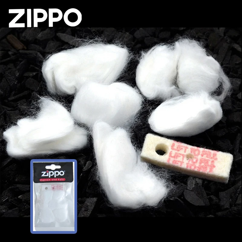 ZIPPO原装拆机打火机棉花原装进口脱脂纤维配件内胆吸油棉垫