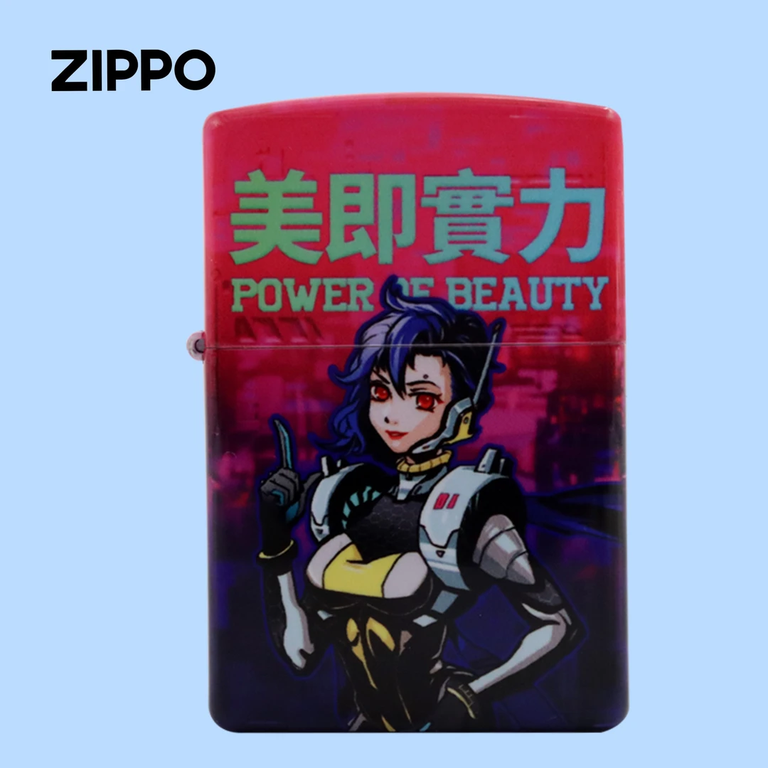 Zippo打火机之宝 美即实力 彩印送礼原装进口双面防风个性网红