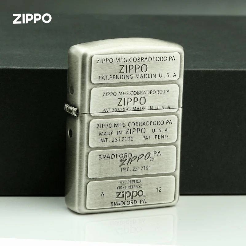 ZIPPO打火机古银五代标经典防风原装日版典藏手雕立体TC8701FD