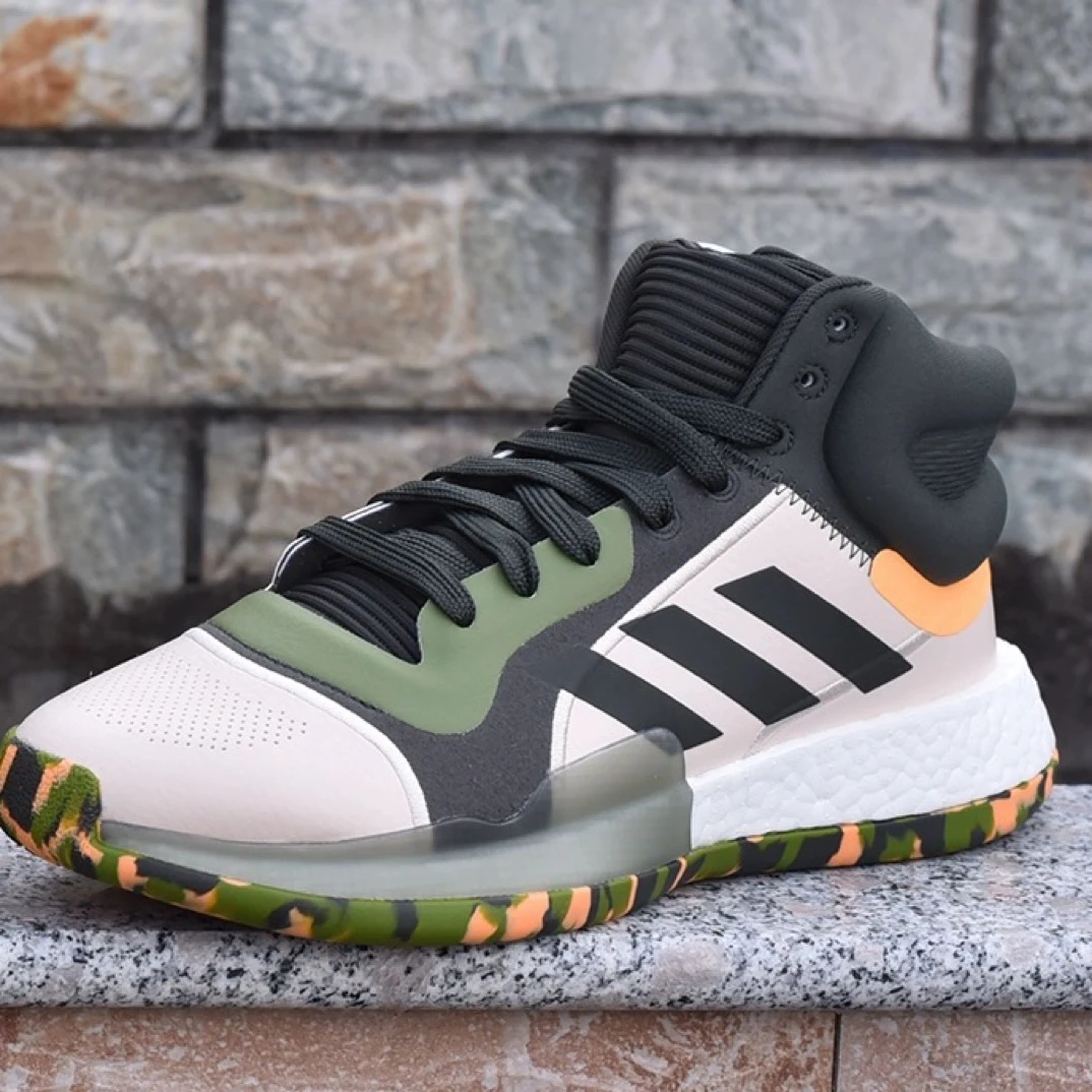 阿迪达斯正品男鞋Marquee Boost减震耐磨实战运动鞋篮球鞋EF0489