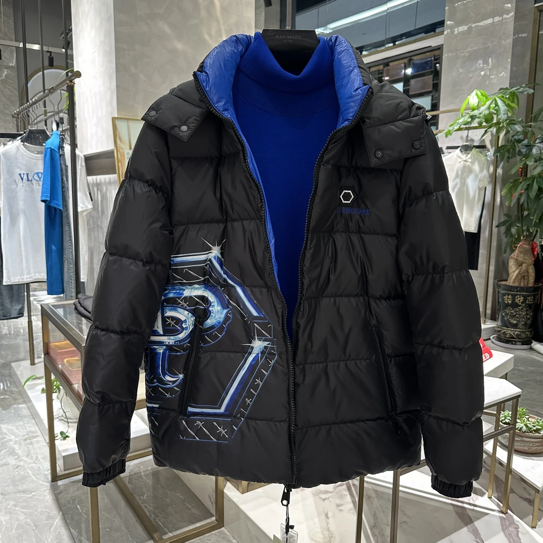 【亚萍男装】PP欧货秋冬时尚百搭男士连帽羽绒服休闲保暖男外套1119