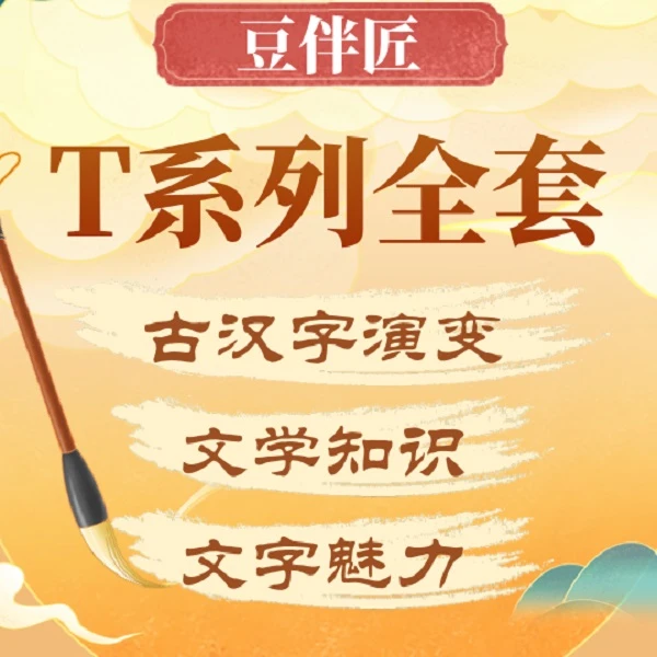 早鸟特惠[张国庆T]【T新】豆伴匠T系列同步读书卡