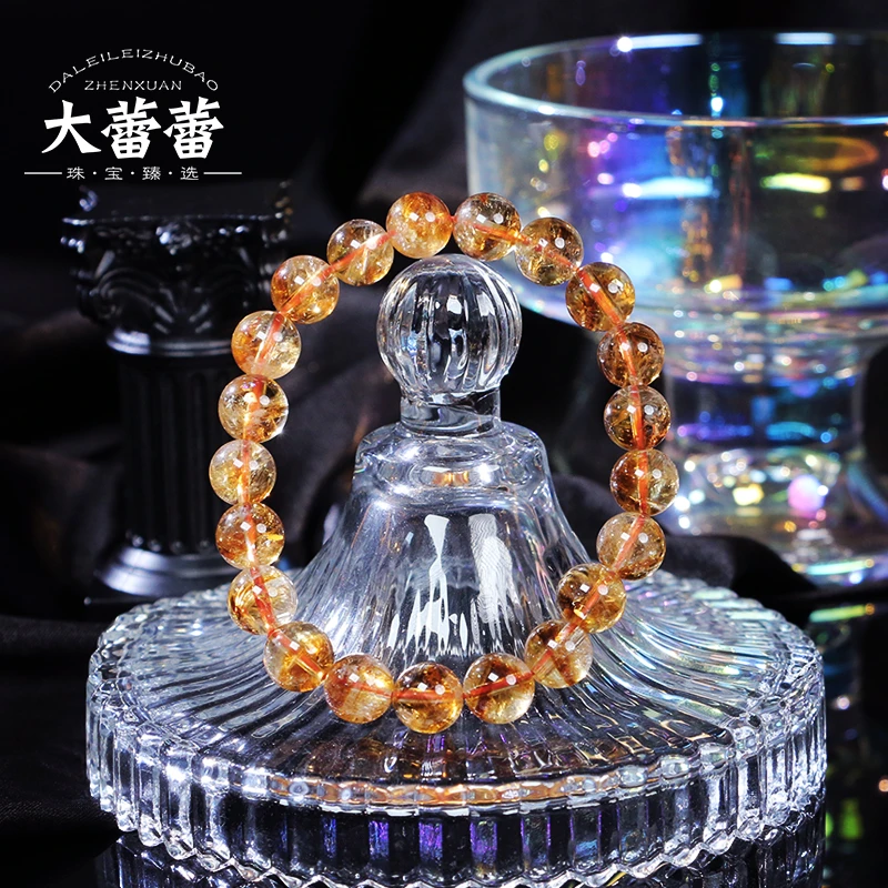 【大蕾蕾推荐】天然水晶 黄塔晶单圈（多样性发其一）