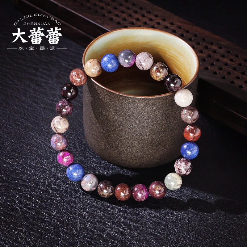 老料彩舒舒单圈手串-多样性发其一