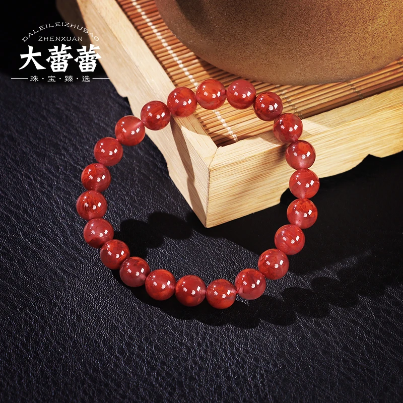 8mm九口火焰纹南红单圈-多样性发其一