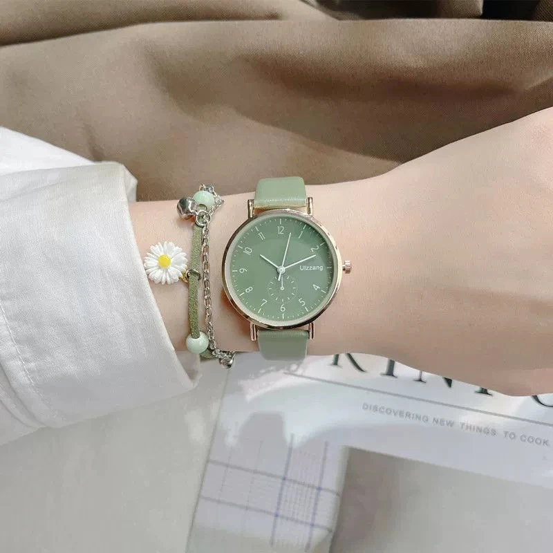 高颜值上学专用学生手表女款初中高中生考试机械静音防水ins小众