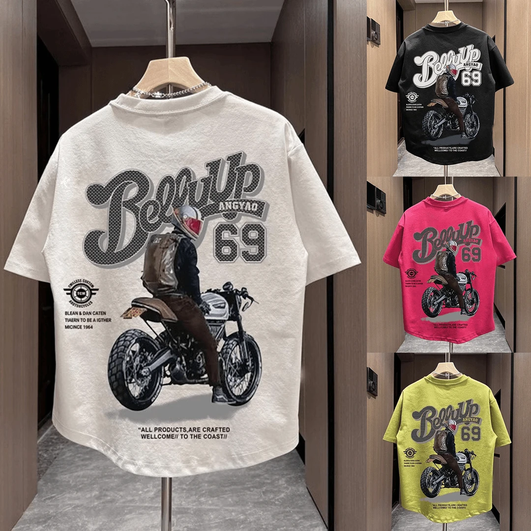 纯棉儿童短袖体恤2024新款男童圆领休闲半袖上衣T恤宽松网红潮牌t