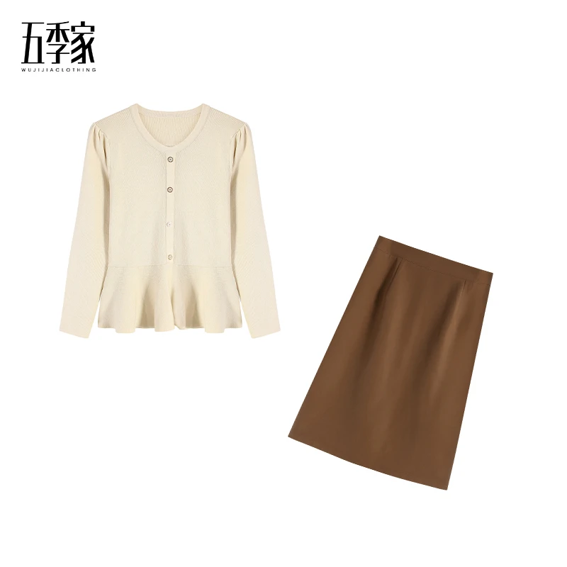 周周-黑色/杏色上衣ZL38034