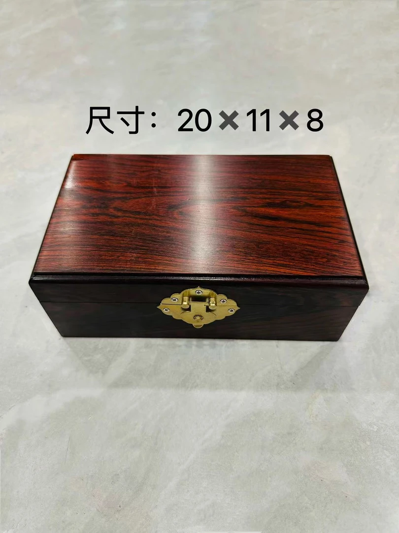 06红酸枝整料全独板首饰盒