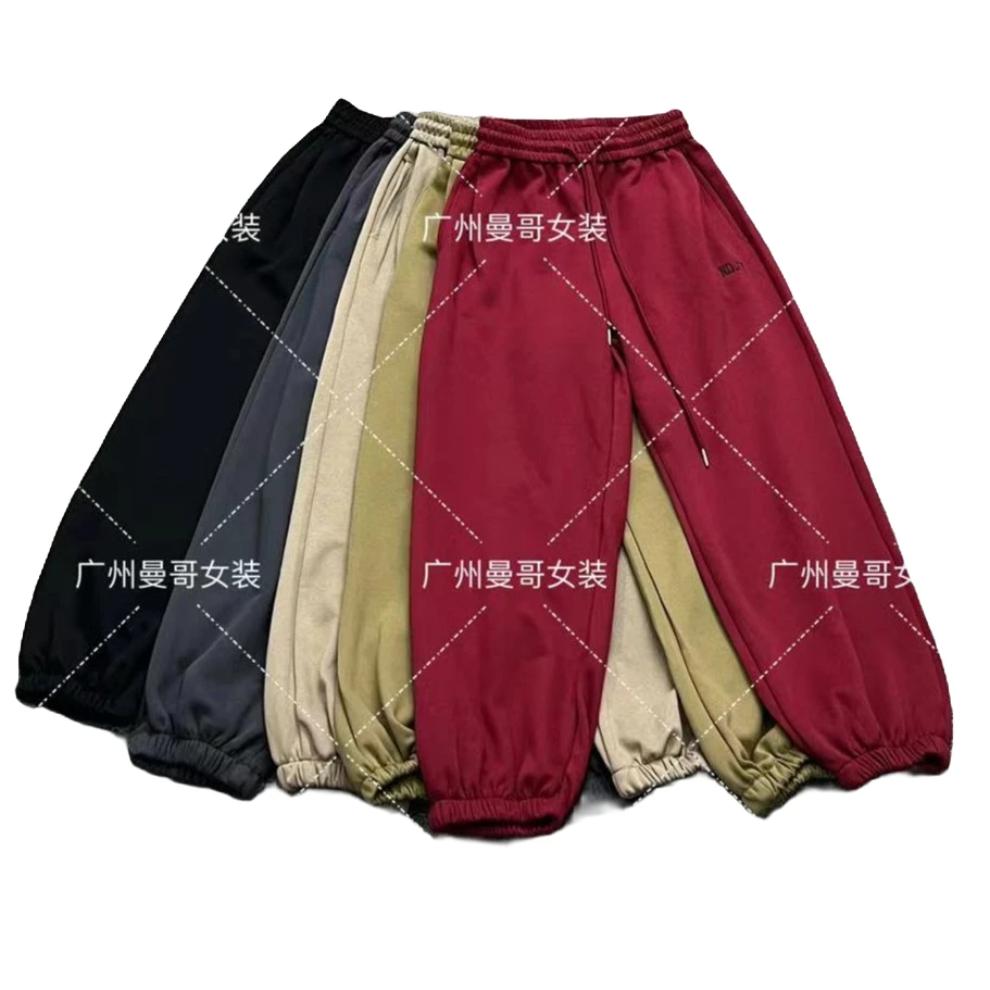 早秋宽松高腰显瘦卫裤休闲裤2322