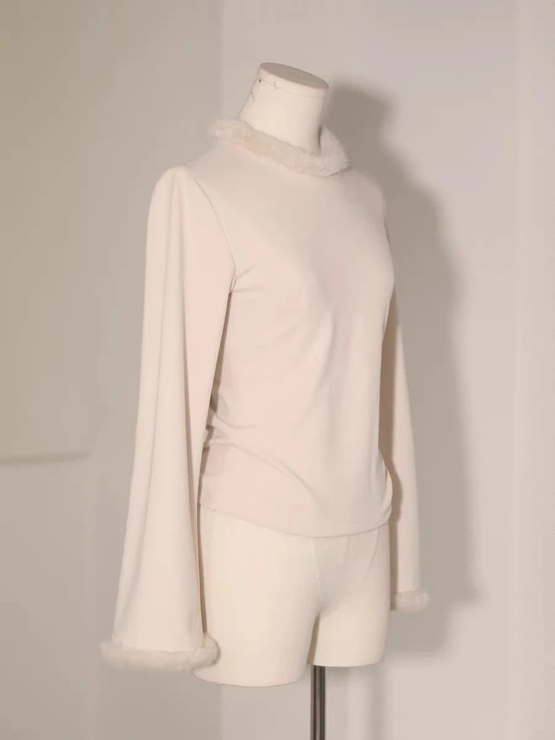 MEOWJI/喵吉2320066Z圈圈长袖内搭